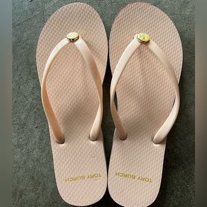 Barely worn Tory Burch flip flops